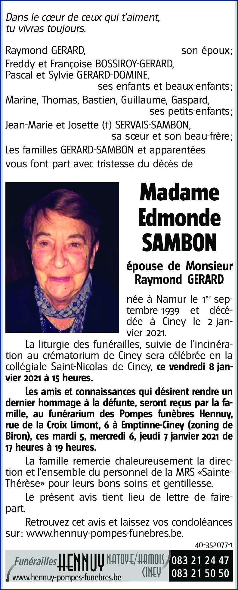 Edmonde SAMBON