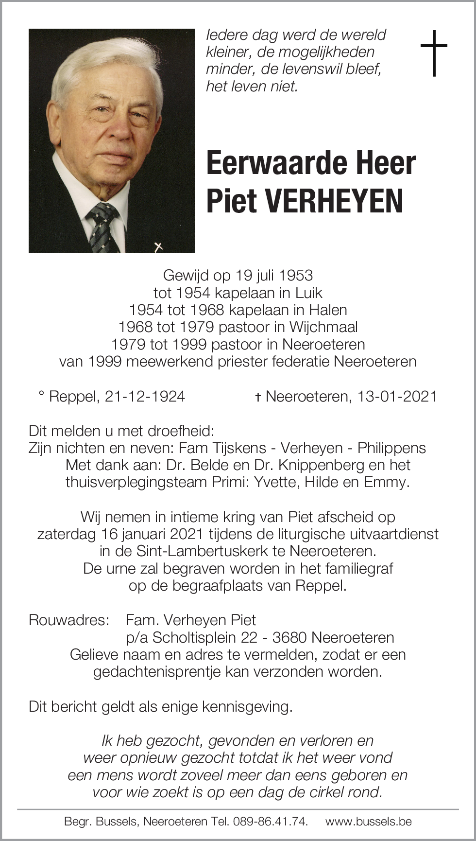 E.H. Piet VERHEYEN