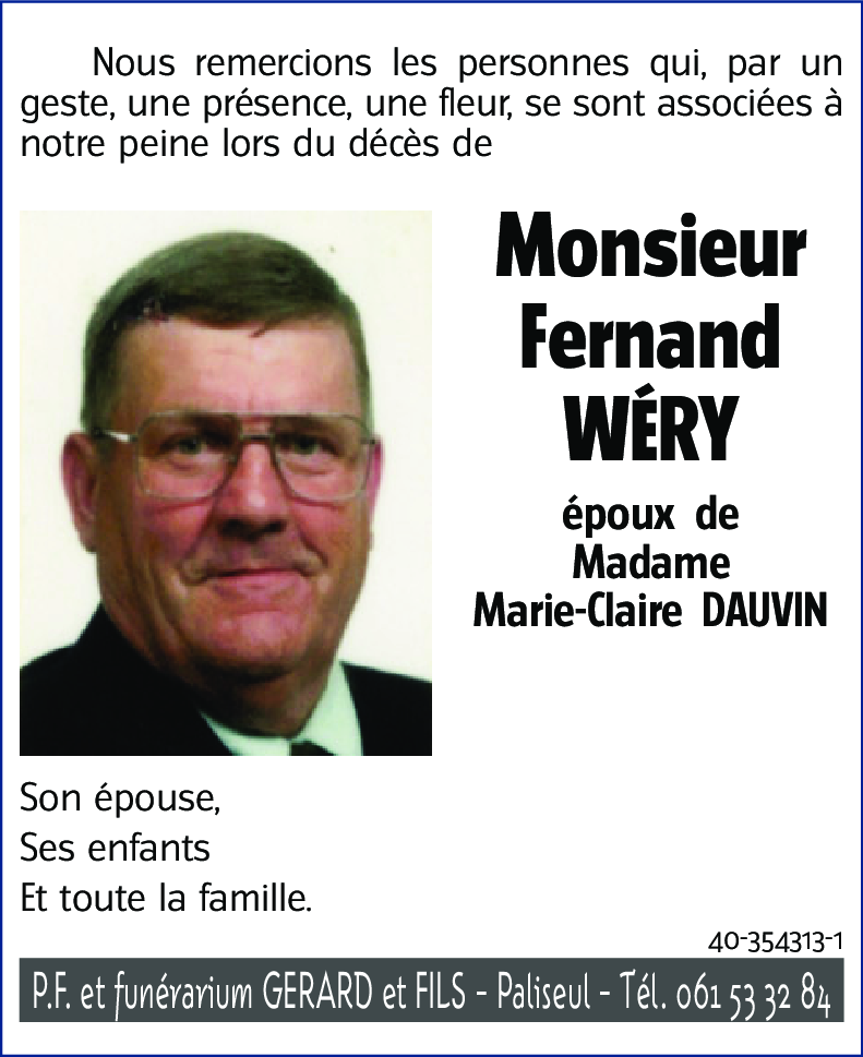 Fernand WÉRY
