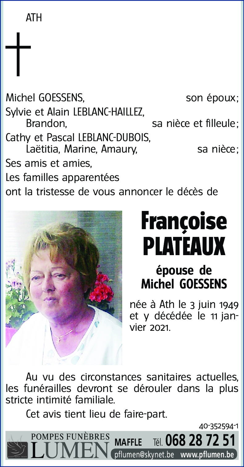 Françoise PLATEAUX