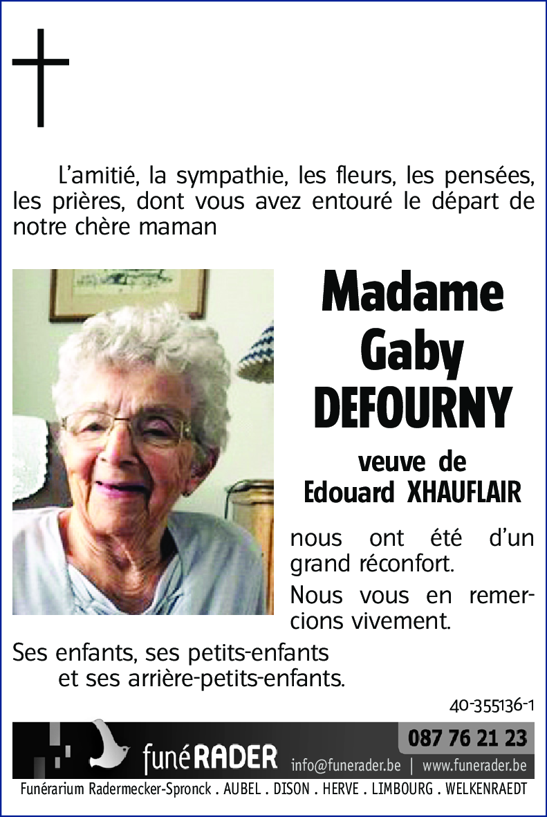 Gabrielle DEFOURNY