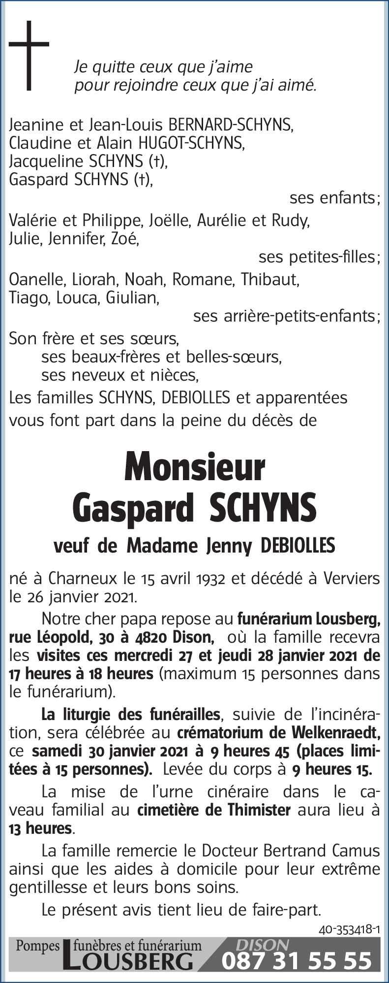 Gaspard SCHYNS