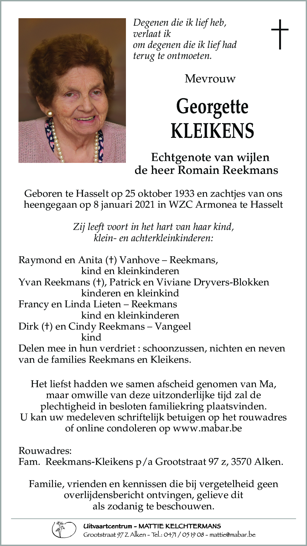 Georgette KLEIKENS
