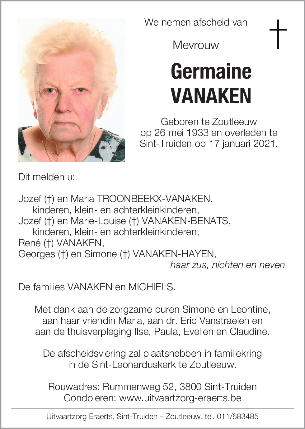 Germaine Vanaken
