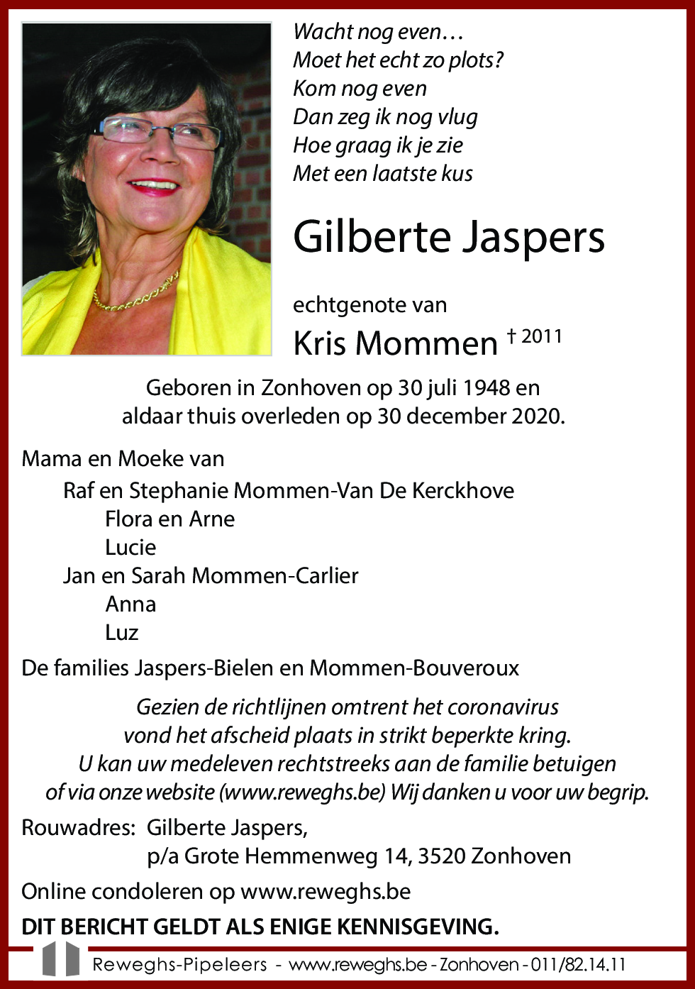 Gilberte Jaspers