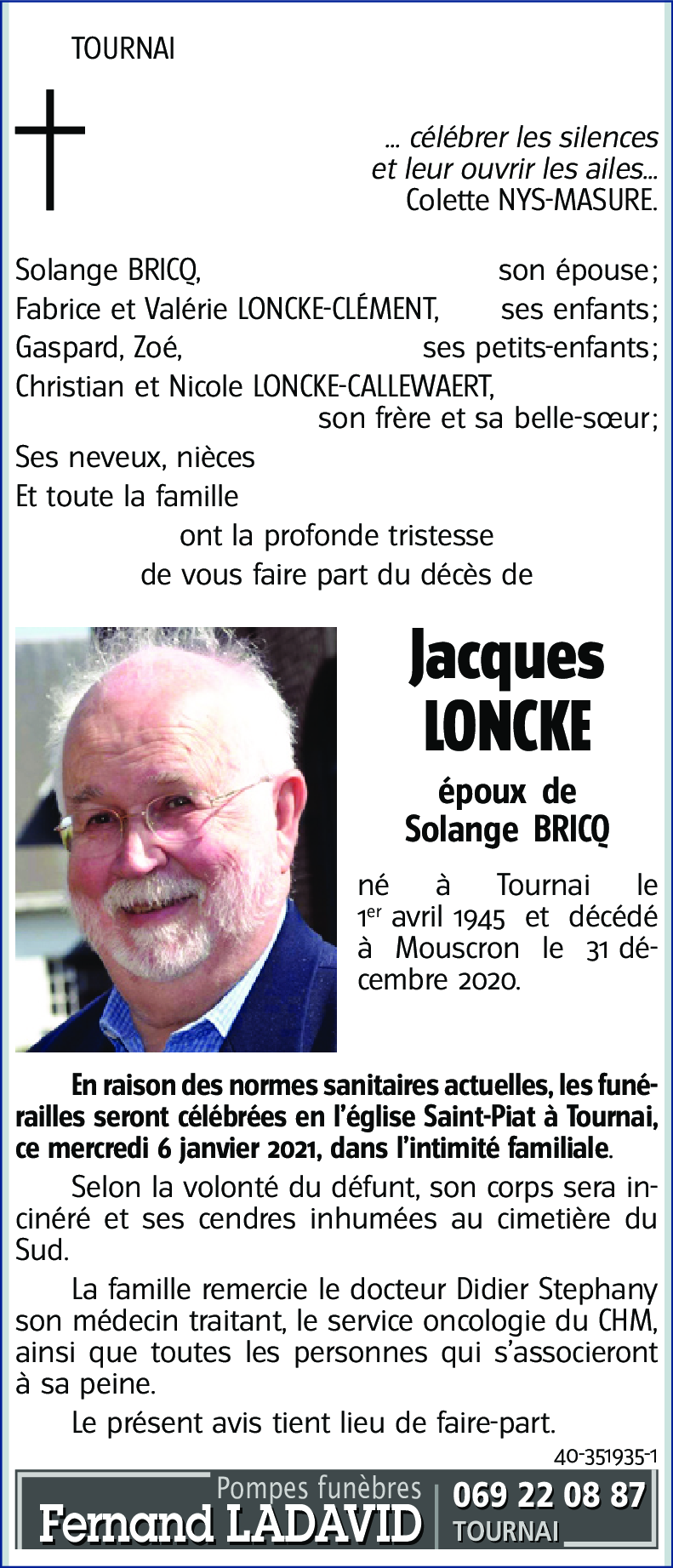 Jacques LONCKE
