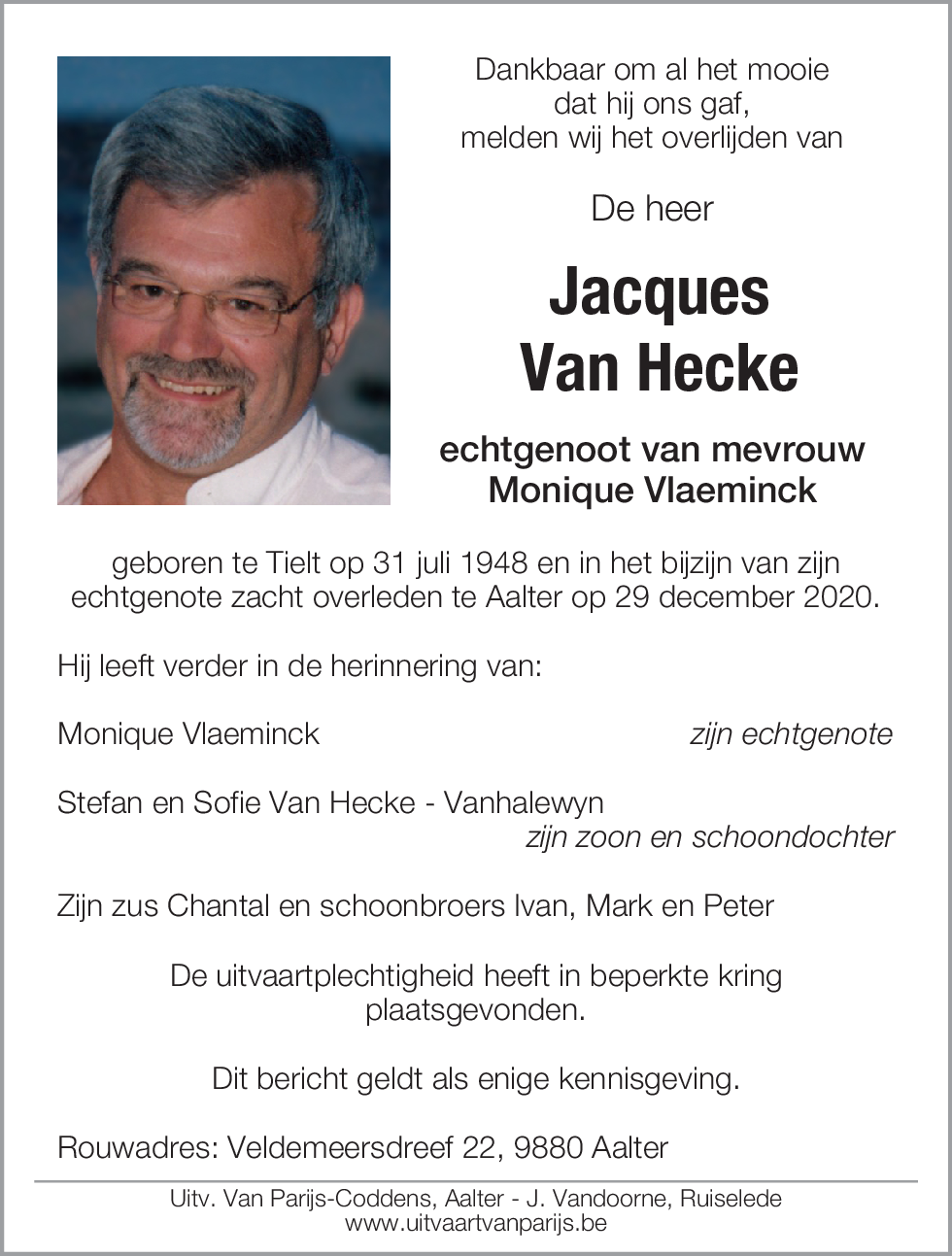 Jacques Van Hecke