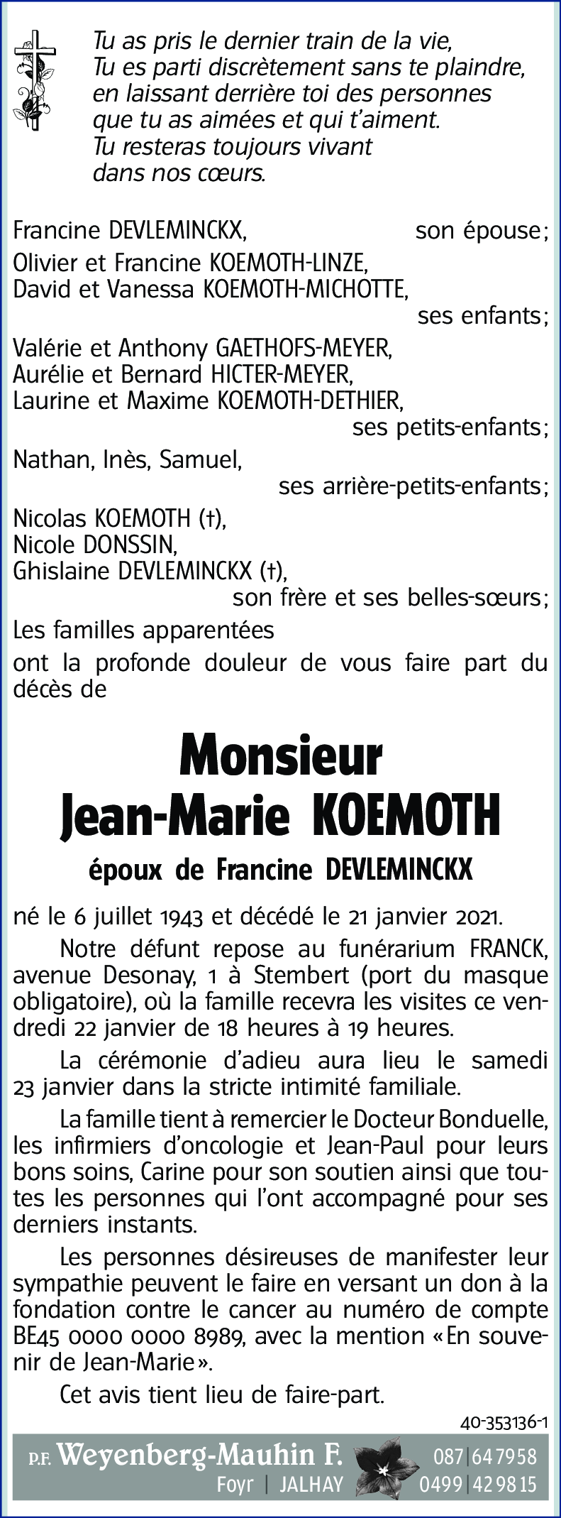 Jean-Marie KOEMOTH