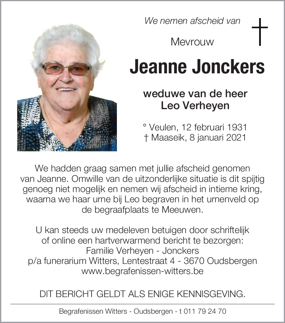 Jeanne Jonckers
