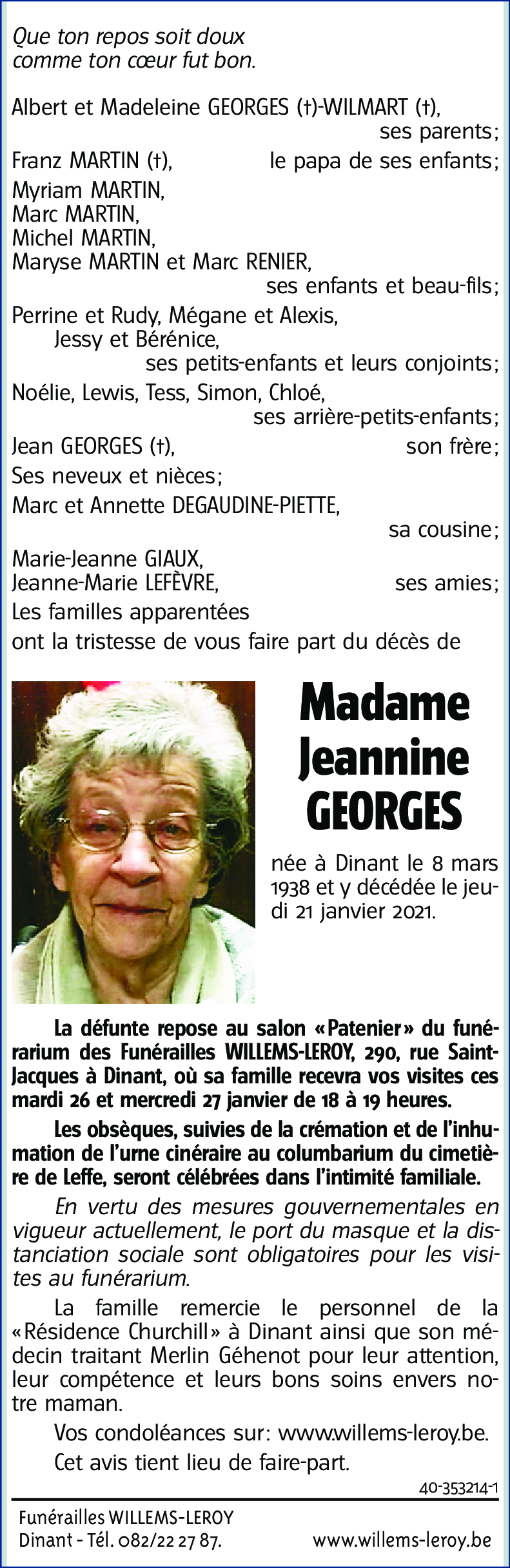 Jeannine GEORGES