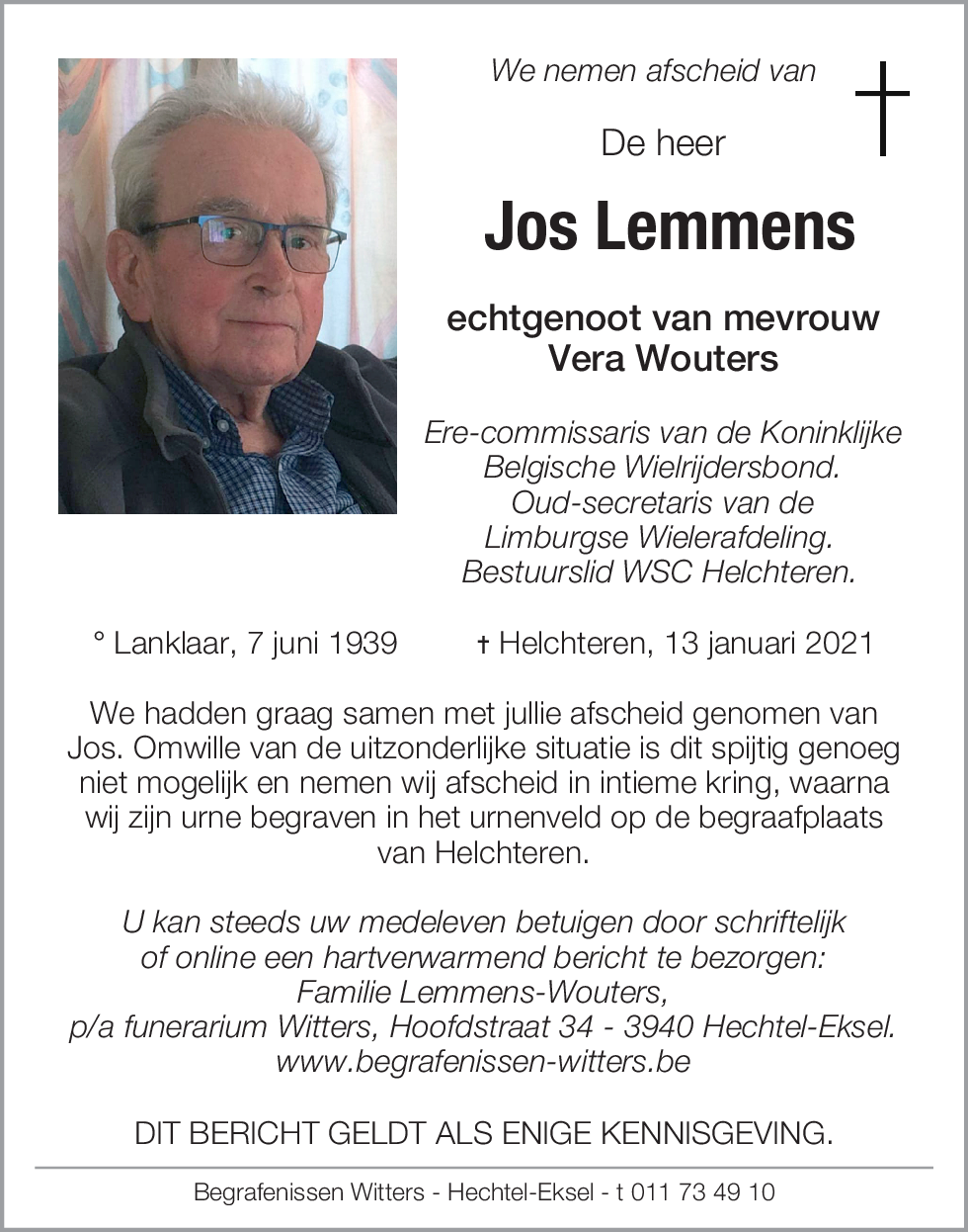 Jos Lemmens