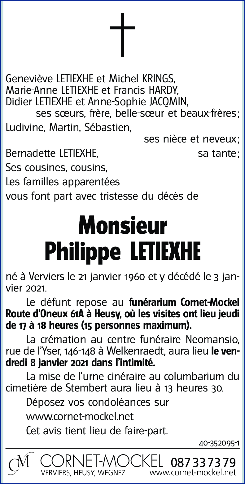 LETIEXHE Philippe