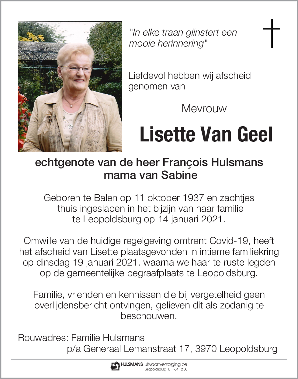 Lisette Van Geel