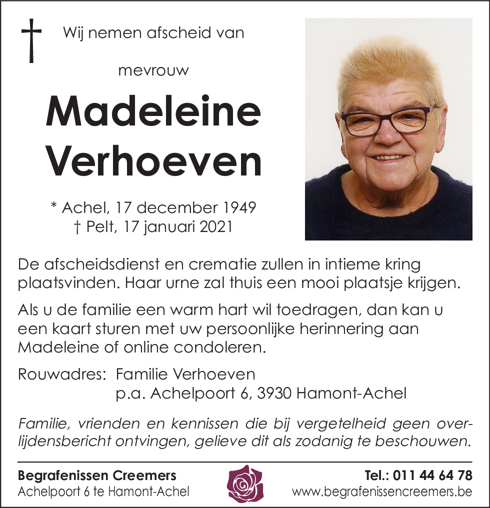 Madeleine Verhoeven