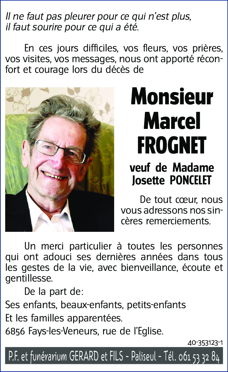 Marcel FROGNET