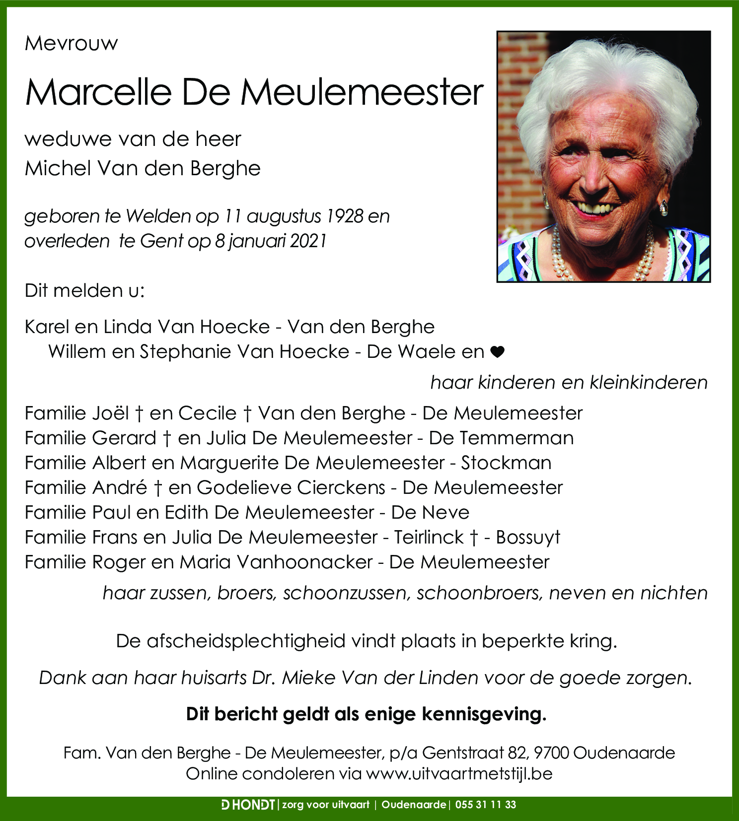 Marcelle De Meulemeester