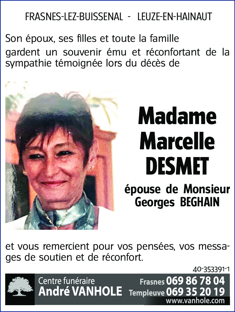 Marcelle DESMET