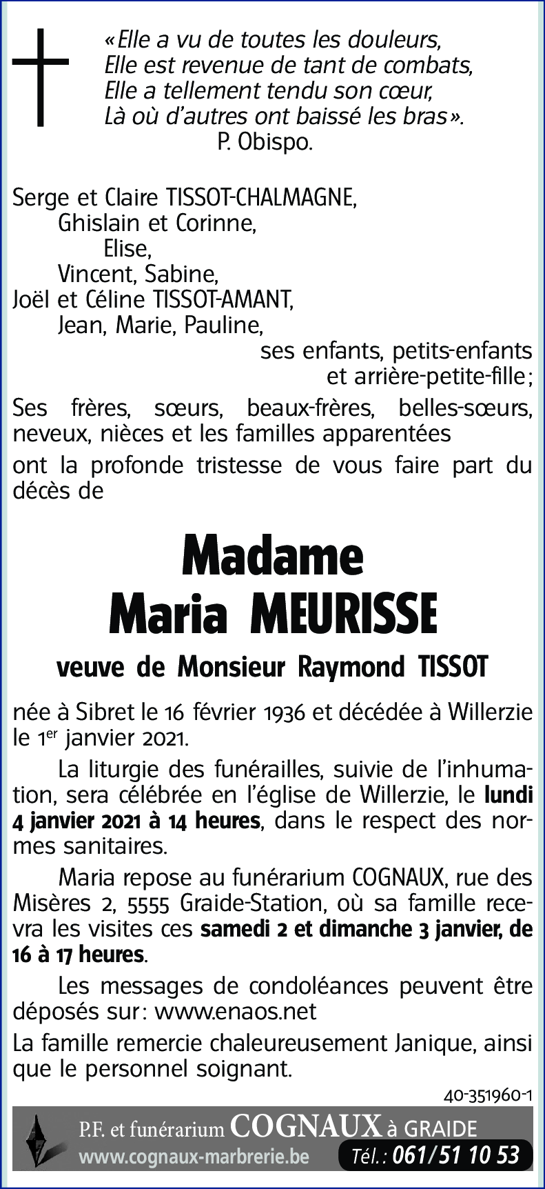 Maria MEURISSE