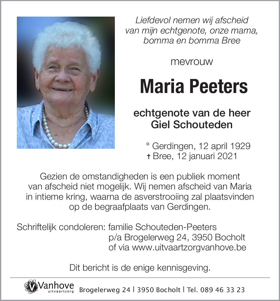 Maria Peeters