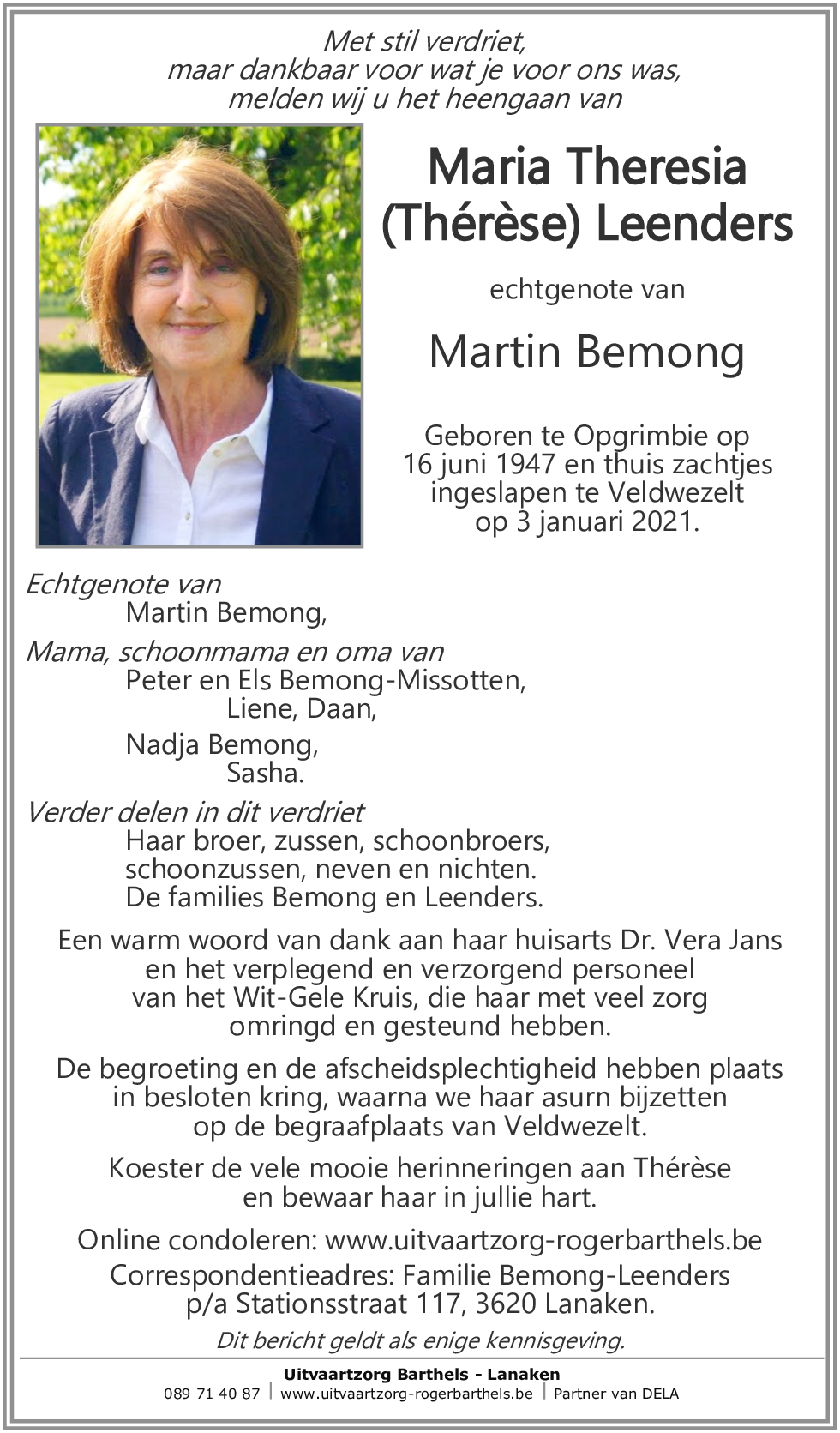 Maria Theresia Leenders