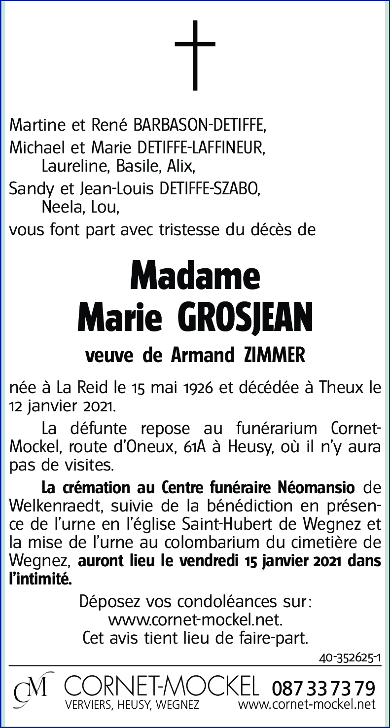 Marie GROSJEAN