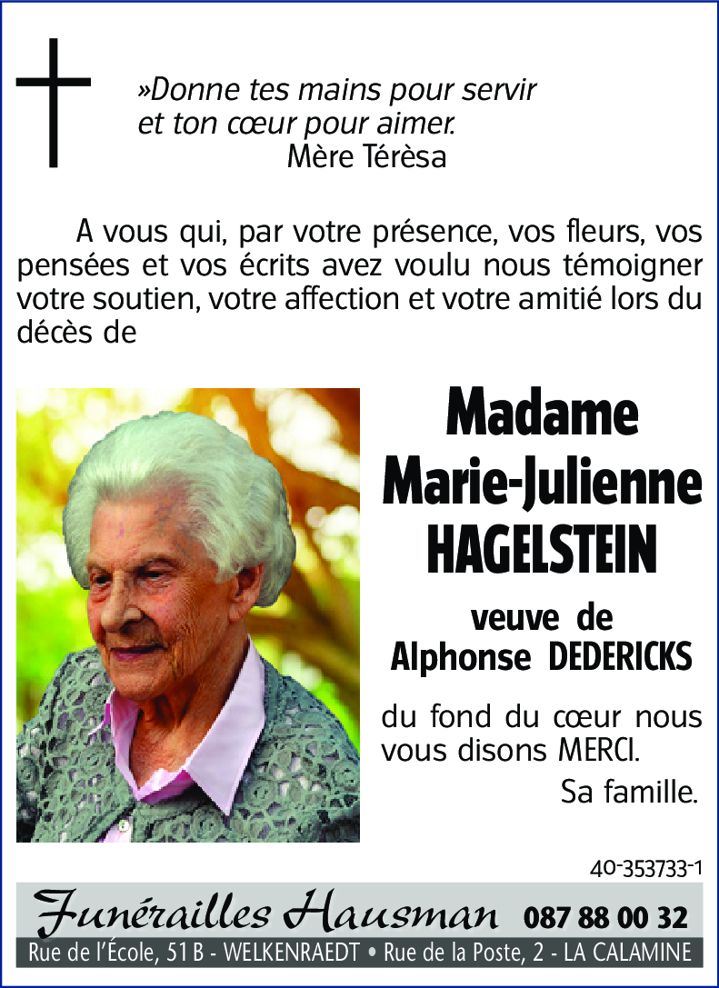 Marie-Julienne HAGELSTEIN