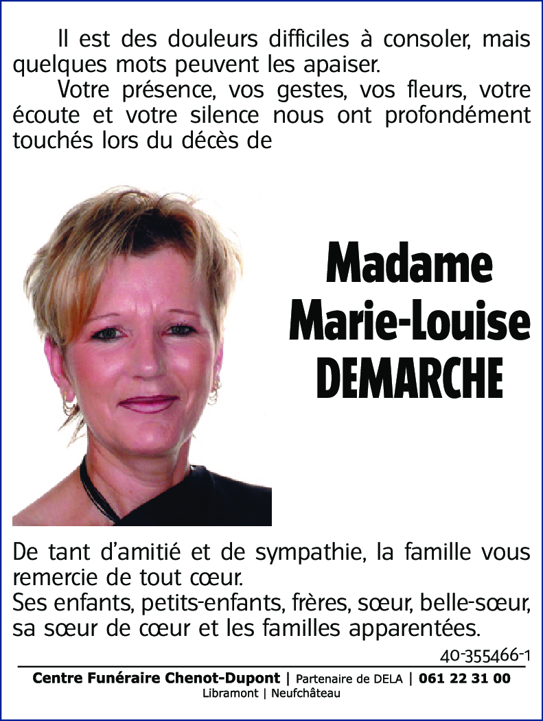 Marie-Louise DEMARCHE