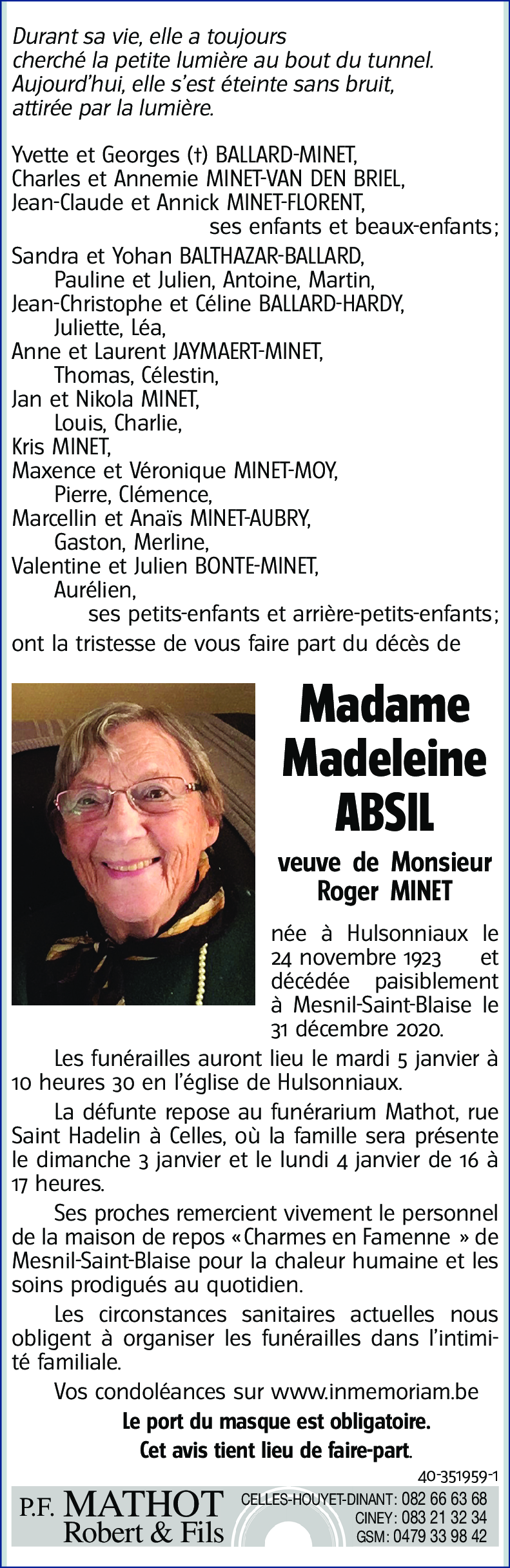 Marie-Madeleine ABSIL