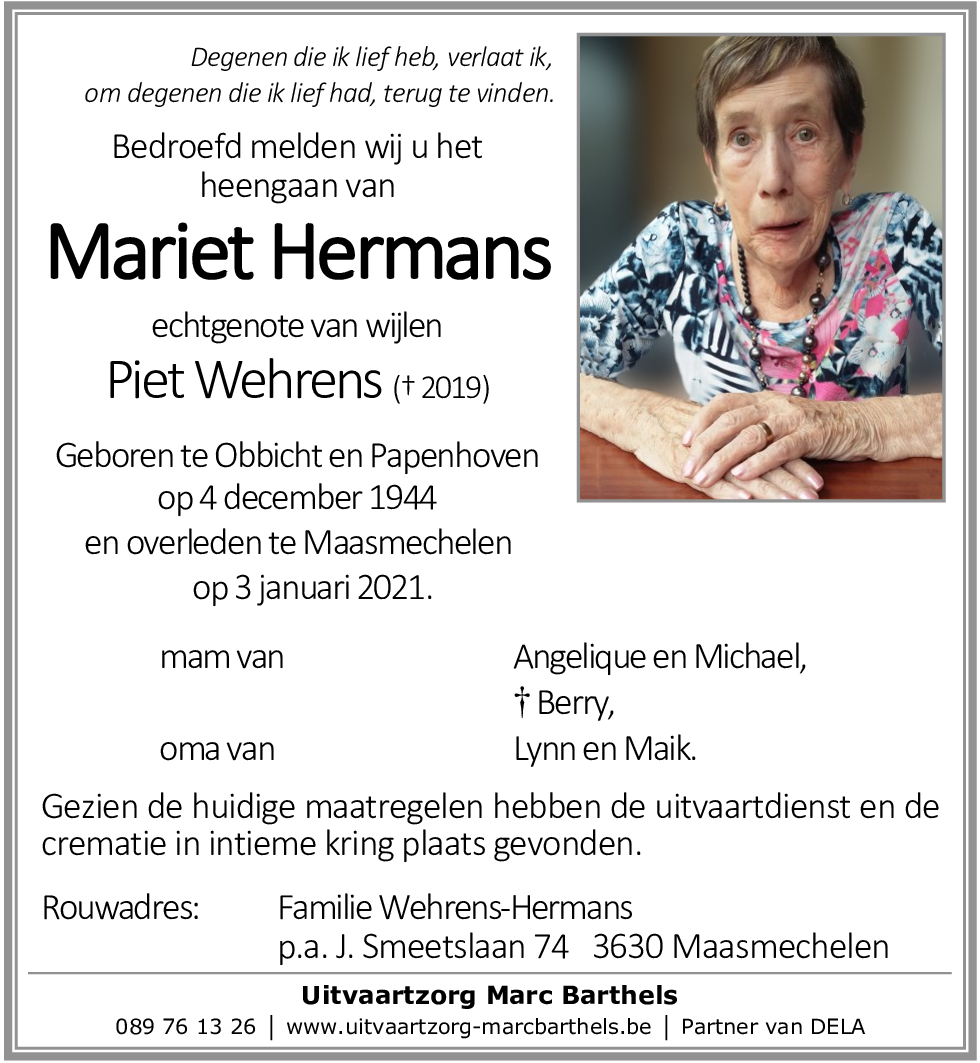 Mariet Hermans-Wehrens