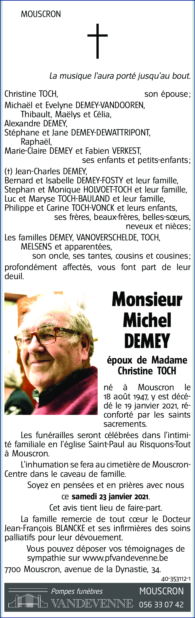 Michel DEMEY