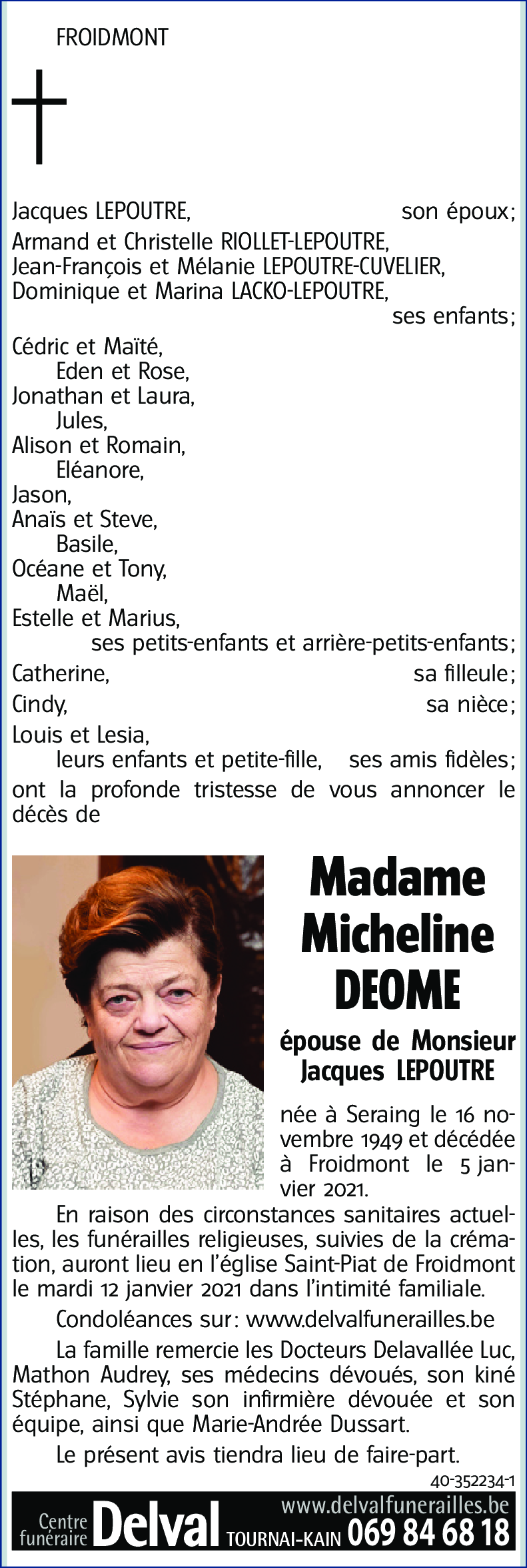 Micheline DEOME