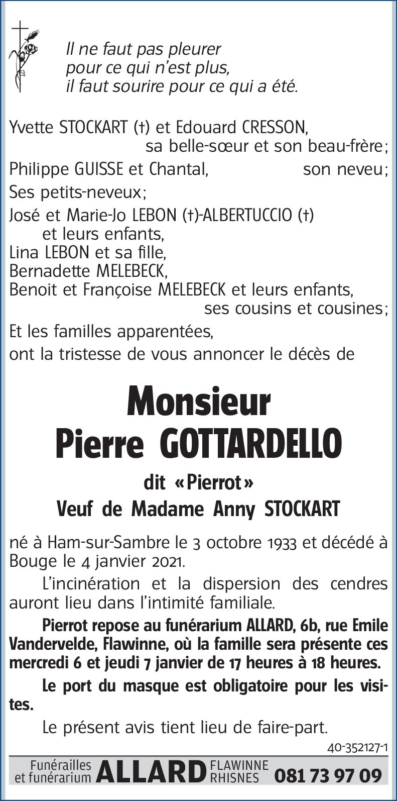 Pierre GOTTARDELLO