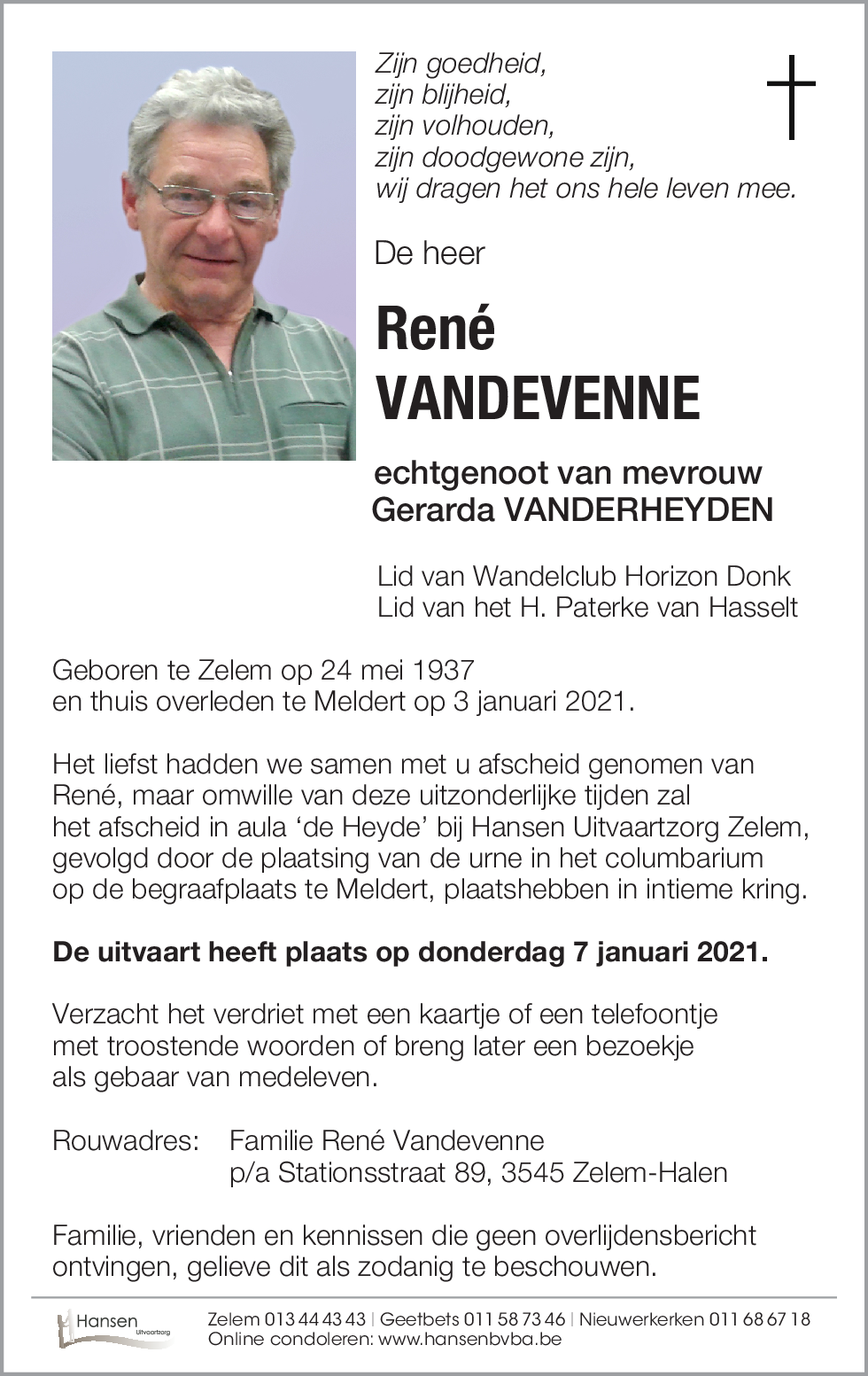 René VANDEVENNE