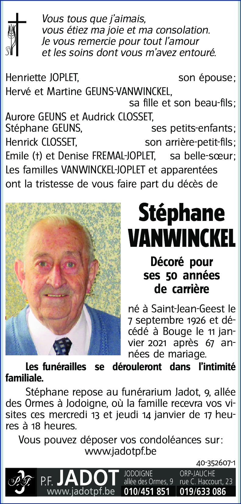 Stéphane VANWINCKEL