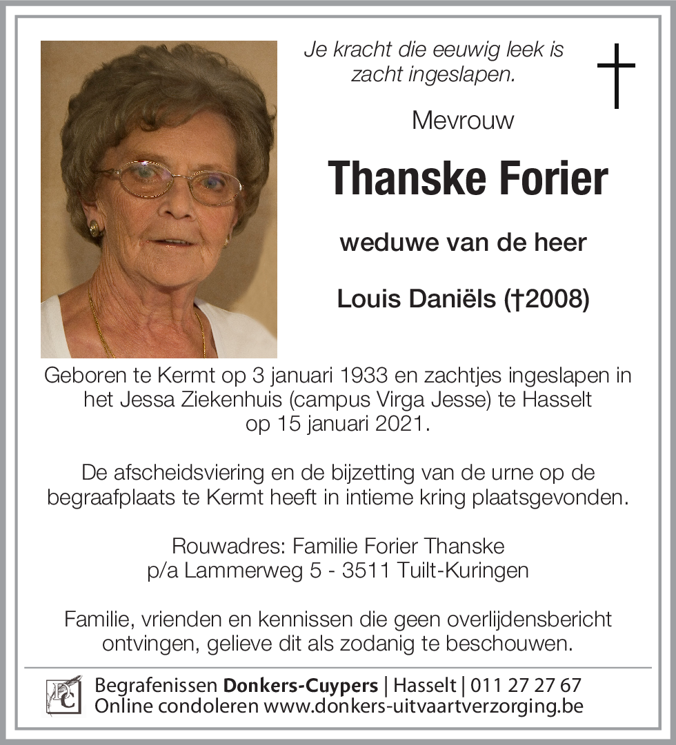 Thanske Forier