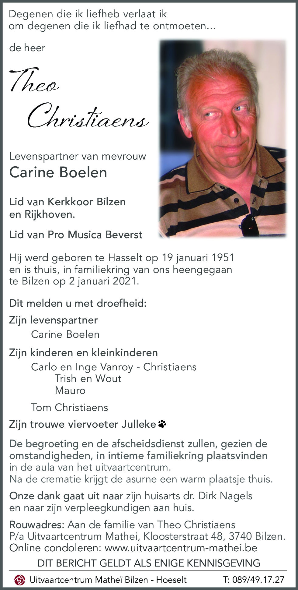 Theo CHRISTIAENS