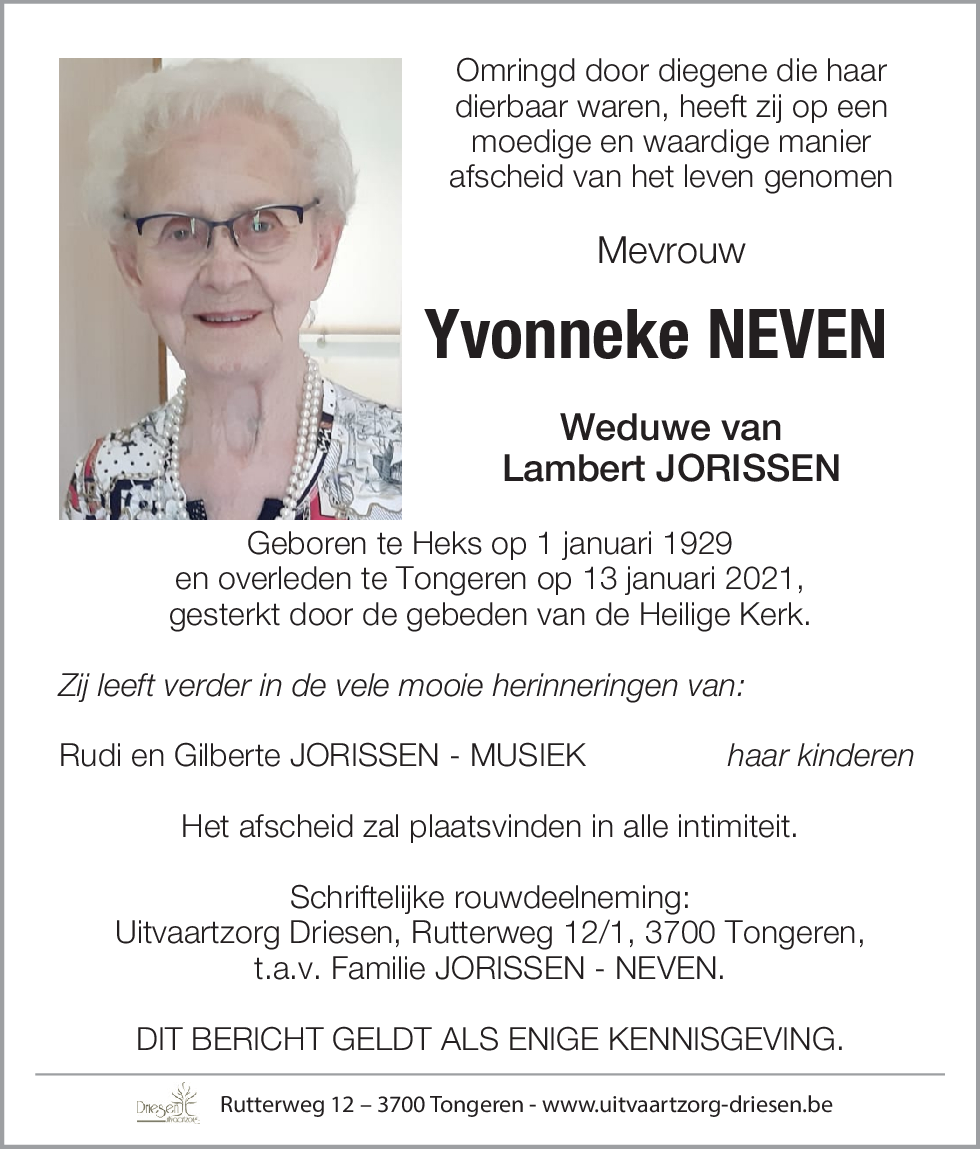 Yvonneke Neven