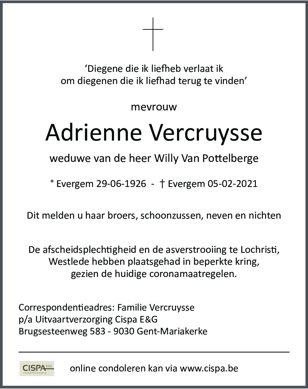 Adrienne Vercruysse