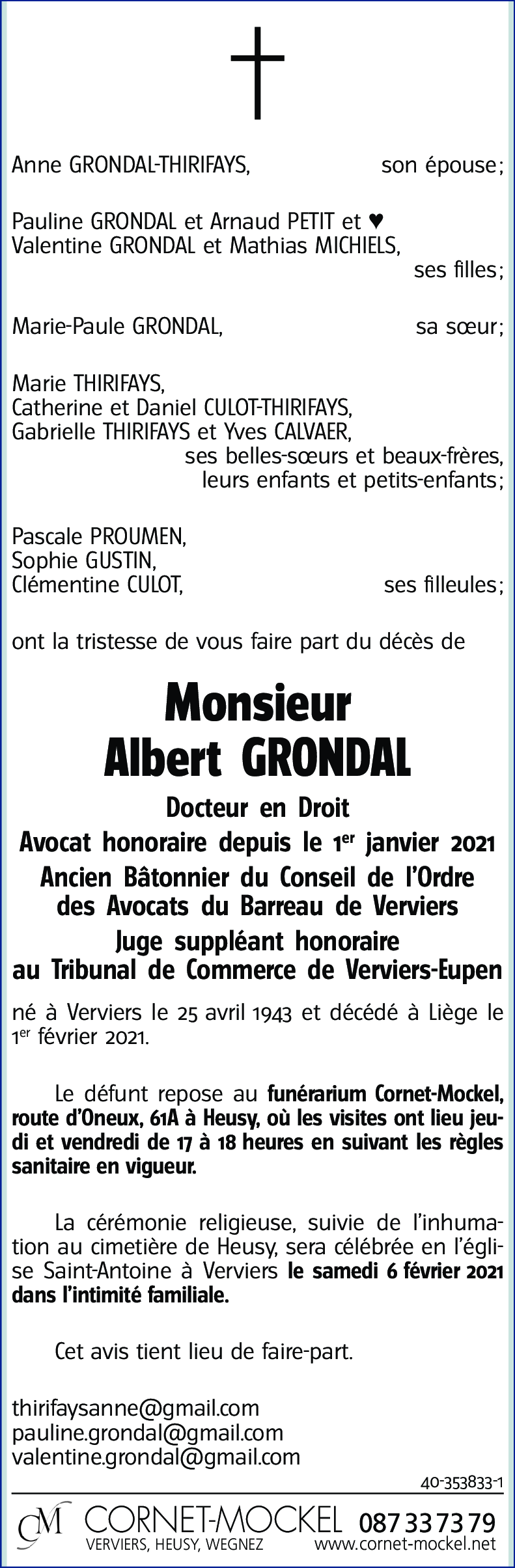 Albert GRONDAL