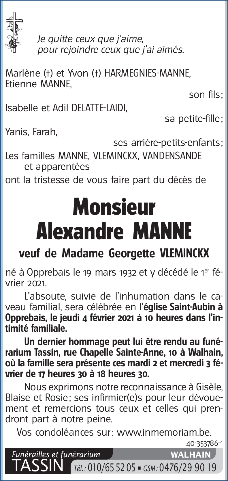 Alexandre MANNE