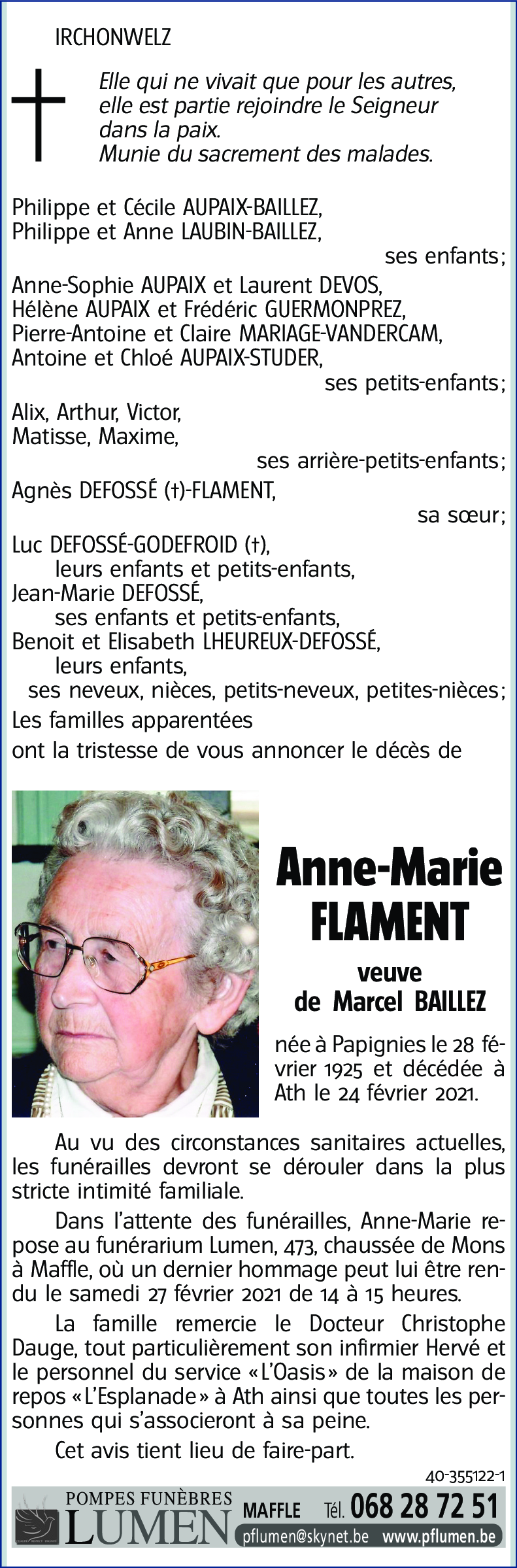 Anne-Marie FLAMENT