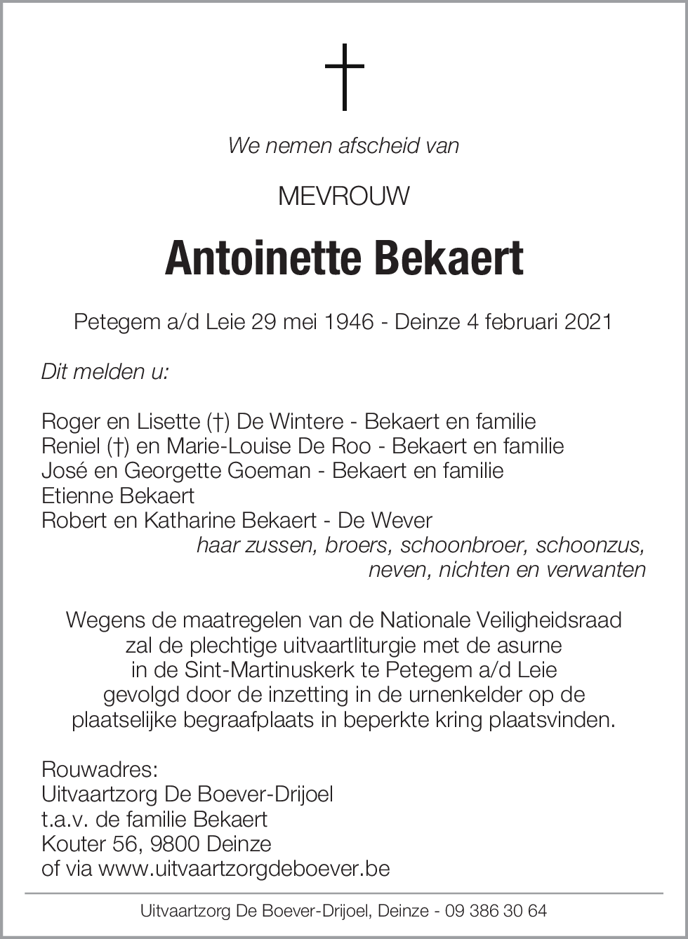 Antoinette Bekaert