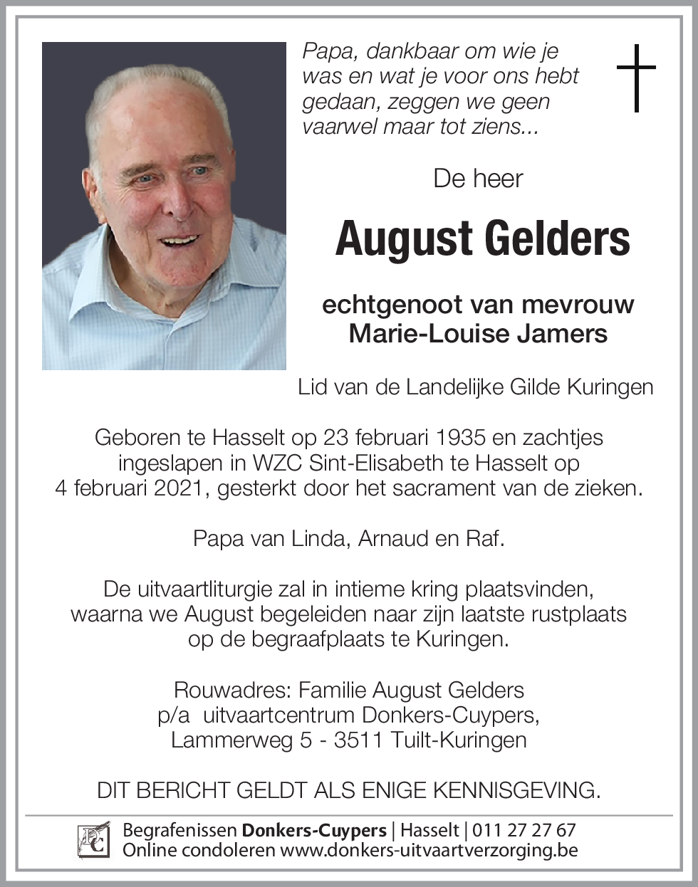 August Gelders