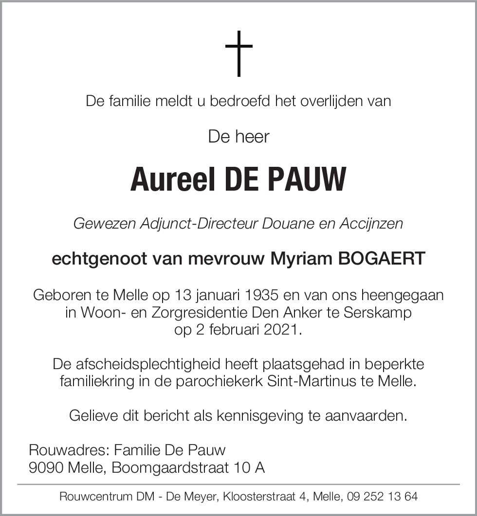 Aureel DE PAUW