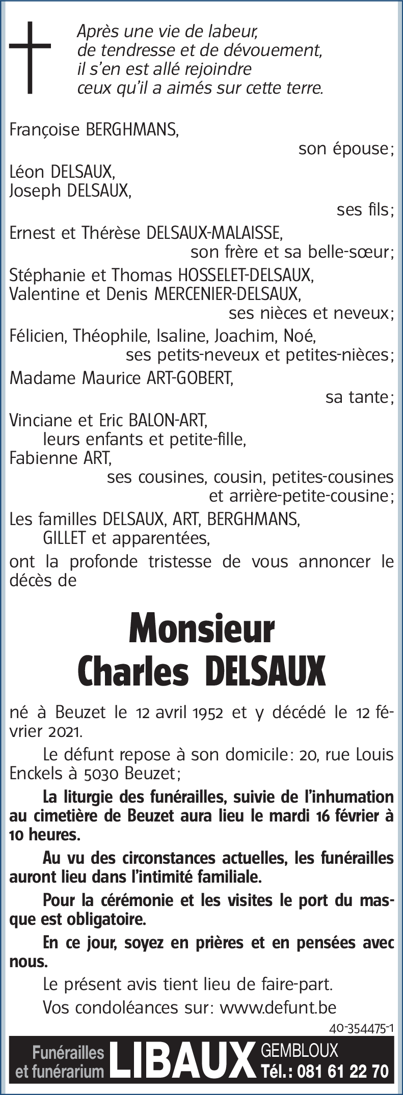 Charles DELSAUX