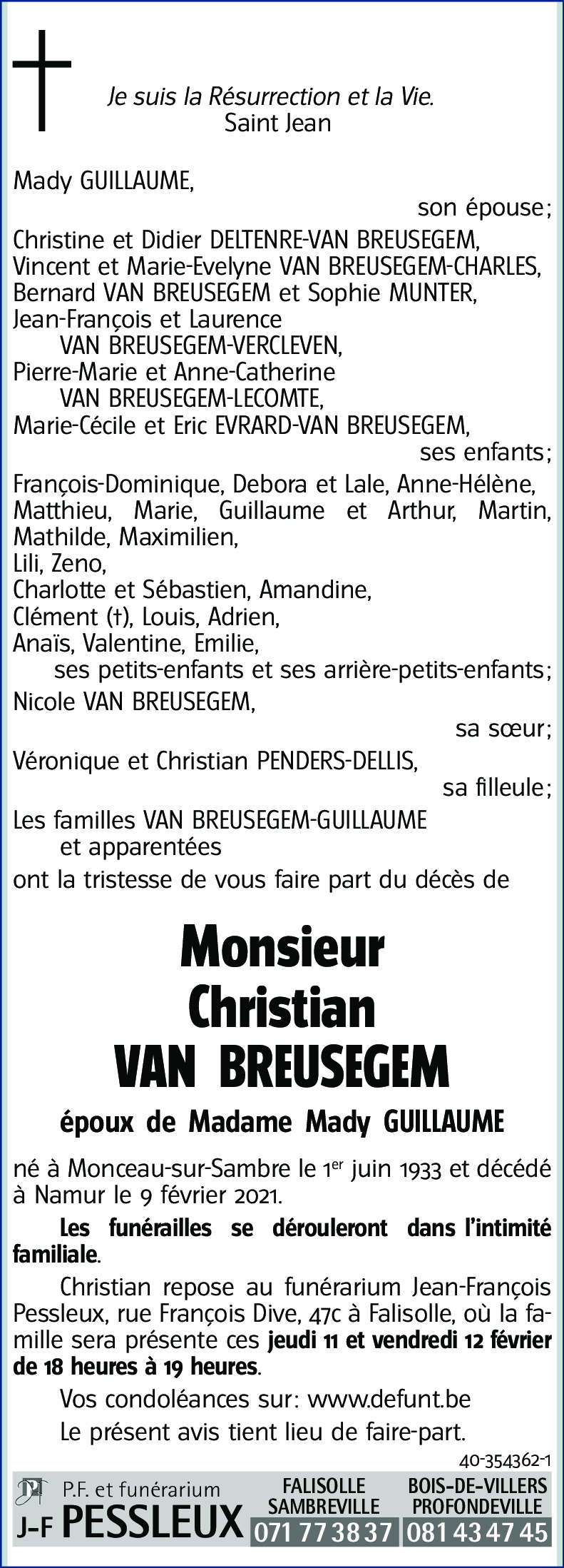 Christian VAN BREUSEGEM