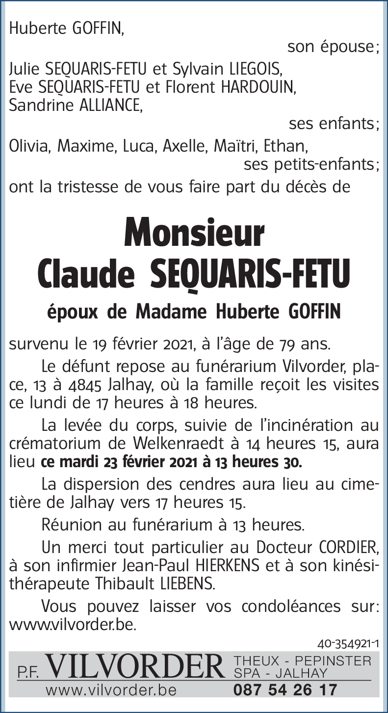 Claude SEQUARIS-FETU