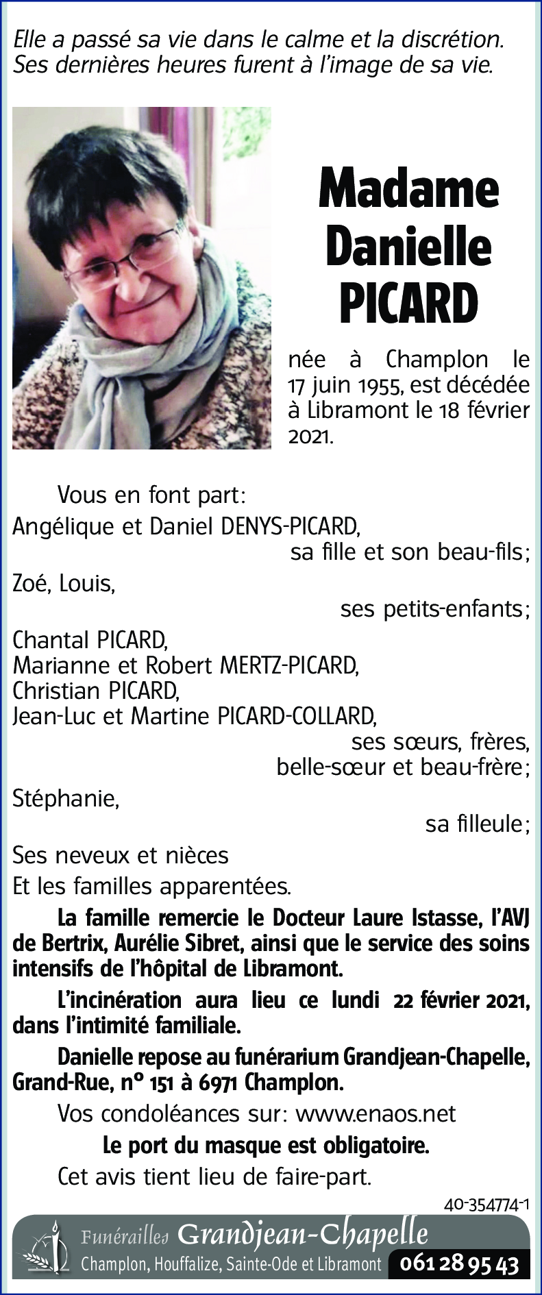 Danielle PICARD