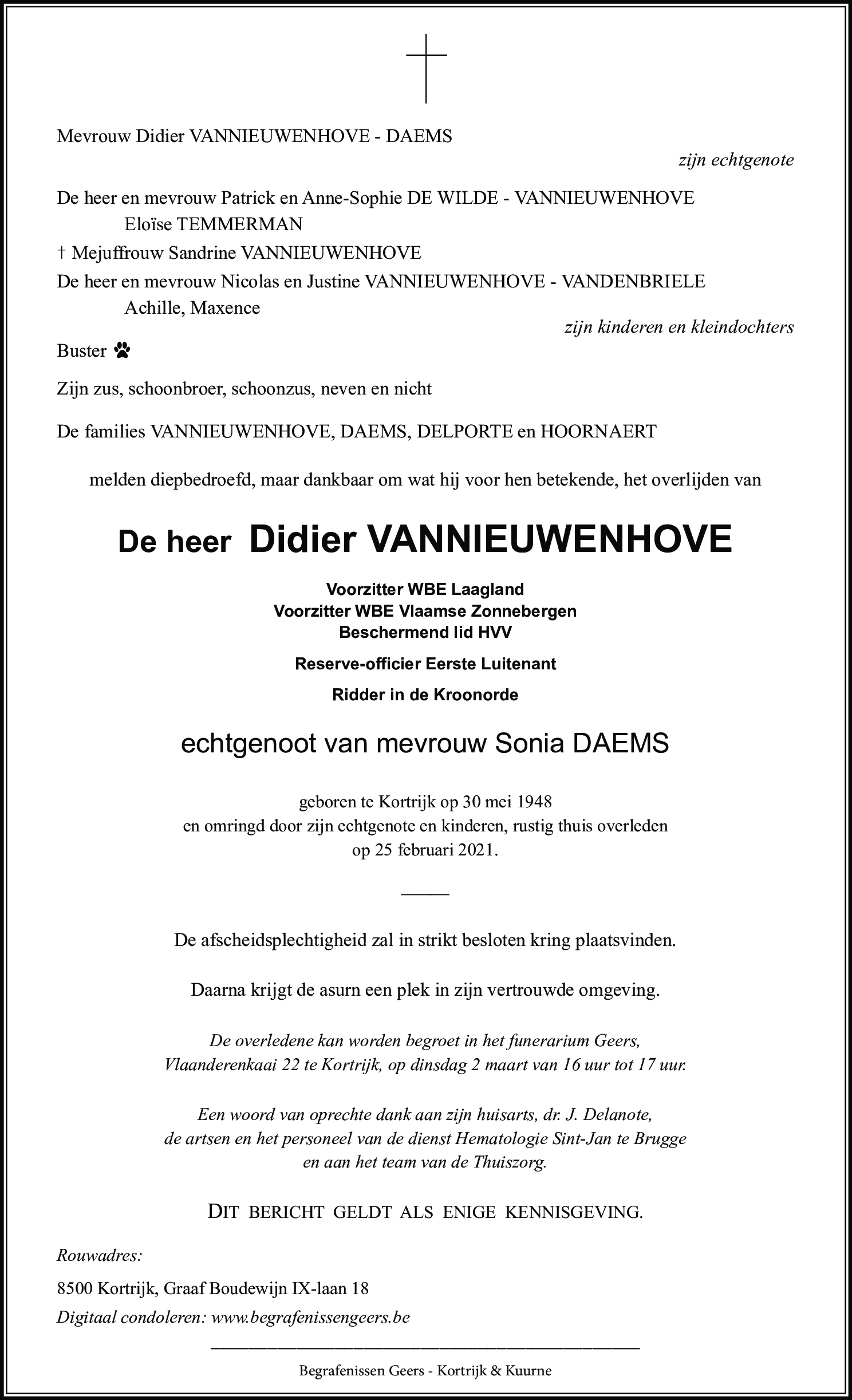 Didier Vannieuwenhove