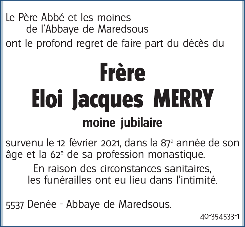 Eloi Jacques MERRY